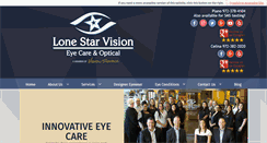 Desktop Screenshot of lonestarvision.com